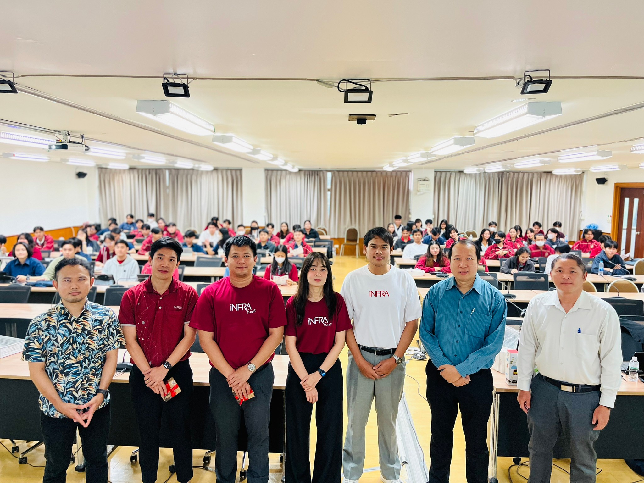 ภาควิชาวิศวกรรมโยธา คณะวิศวกรรมศาสตร์ ได้จัดโครงการบรรยายพิเศษทางวิชาการและประสบการณ์งานด้านวิศวกรรม ประจำปีงบประมาณ พ.ศ.2568  หัวข้อ วิศวกรยุคใหม่ สร้างสรรค์นวัตกรรมเพื่อเมืองแห่งอนาคต