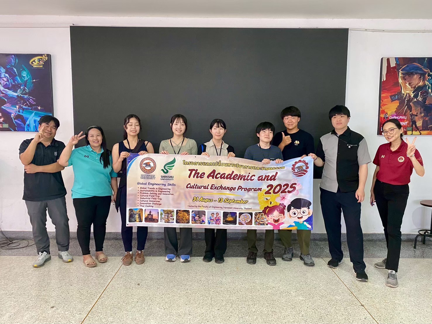 ภาพกิจกรรม วันที่ 3 กันยายน 2568 โครงการแลกเปลี่ยนทางวิชาการและวัฒนธรรม โดยมีการจัดกิจกรรม The Short-Term Student Exchange Program ในระหว่างวันที่ 31 สิงหาคม 2568 - 13 กันยายน 2568 