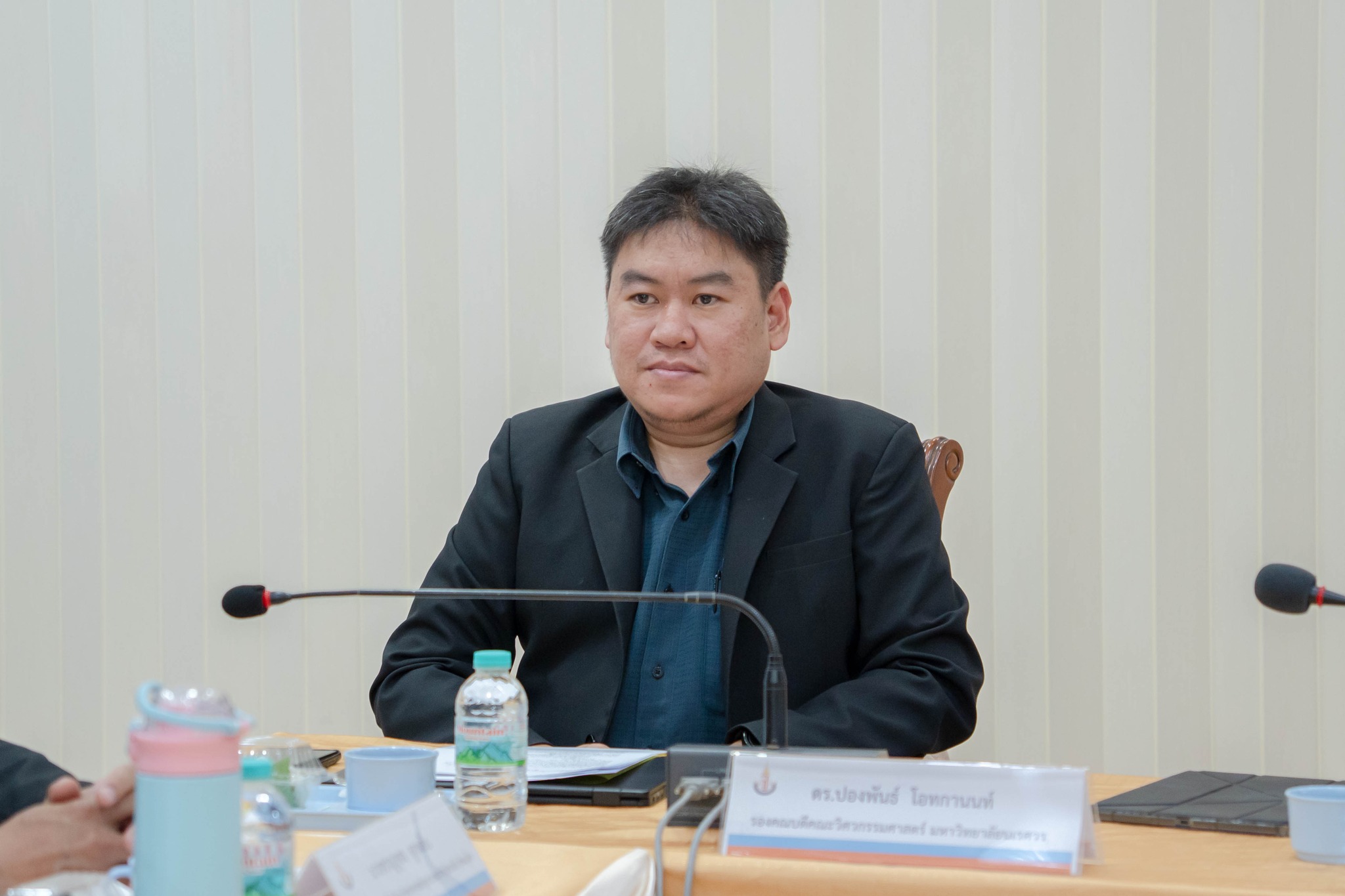 ดร.ปองพันธ์ โอทกานนท์ รองคณบดีฝ่ายวิชาการ เข้าร่วมประชุมเพื่อหารือเกี่ยวกับการจัดทำแผนดำเนินการร่วมกัน ภายใต้คำสั่งคณะกรรมการการศึกษาขั้นพื้นฐานฯ คณะอนุกรรมการความร่วมมือทางวิชาการกับมหาวิทยาลัยพี่เลี้ยง ณ โรงเรียนวิทยาศาสตร์จุฬาภรณราชวิทยาลัย พิษณุโลก